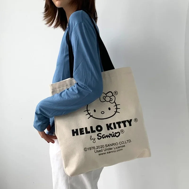 Bolsa Casual com Estampa da Hello Kitty