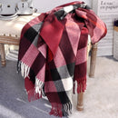 Cachecol Xadrez Outono E Inverno Cashmere Classic Britânico