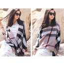 Cachecol Xadrez Outono E Inverno Cashmere Classic Britânico
