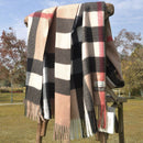Cachecol Xadrez Outono E Inverno Cashmere Classic Britânico