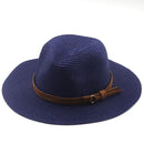 Chapéu Panamá Praia - Unissex - Azul / P(55-56cm) - Chapéu