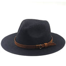 Chapéu Panamá Praia - Unissex - Preto / P(55-56cm) - Chapéu