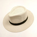 Chapéu Panamá Summer Praia Fedora - Bege / 56-58cm - Chapéu
