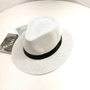 Chapéu Panamá Summer Praia Fedora - Branco / 56-58cm -