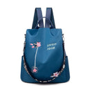 Mochila Anti-furto Impermeável Feminina - Azul - AM06
