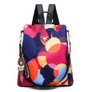 Mochila Anti-furto Impermeável Feminina - Colorido - AM06