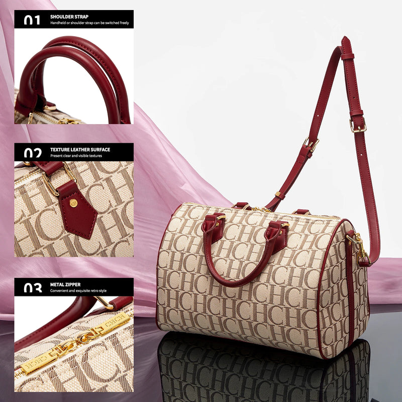 Bolsa Boston CHCH Monogram - A Elegância da Coleção Outono/Inverno