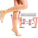 Meia de Compressão Média 3/4 Unisex AlivioZip