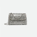 Elegância Brilhante Rhinestone Clutch