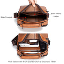 Bolsa Jeep de Couro Crossbody com Carteira Executiva - AM17