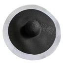 Chapéu Praia E Sol de Aba Larga Proteção Uv - Preto/Branco /