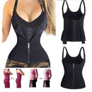 Cinta Ajustavel Redutora Modeladora Colete Com Zíper E Alças