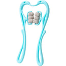 Massageador de Pescoço Terapia T-massege® - 6 Rolos - Azul -